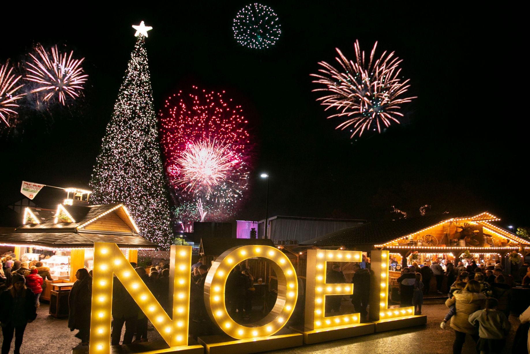 Cheshire Oaks Christmas Light Switch on