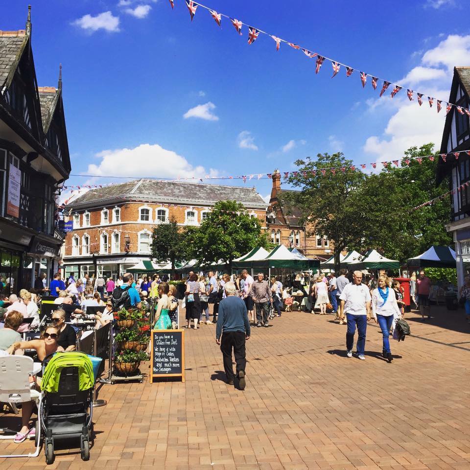 Nantwich on Market Day with a Visit to Knutsford