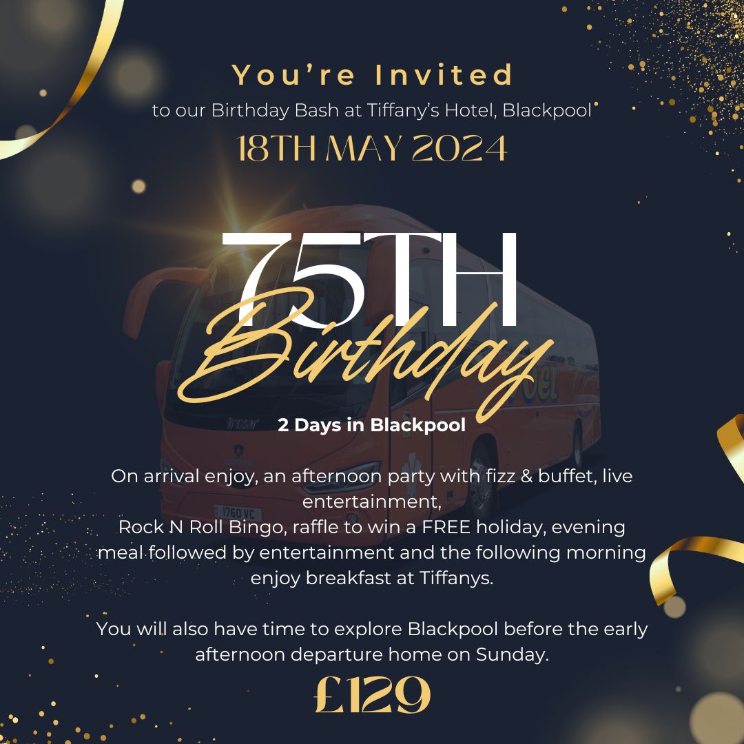 Voel Coaches 75th  BIG BIRTHDAY BASH 