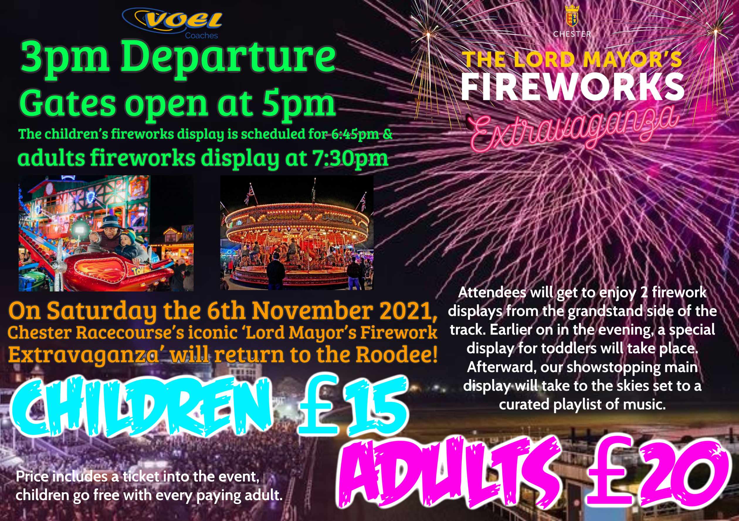 Chester Family Fireworks Extravaganza