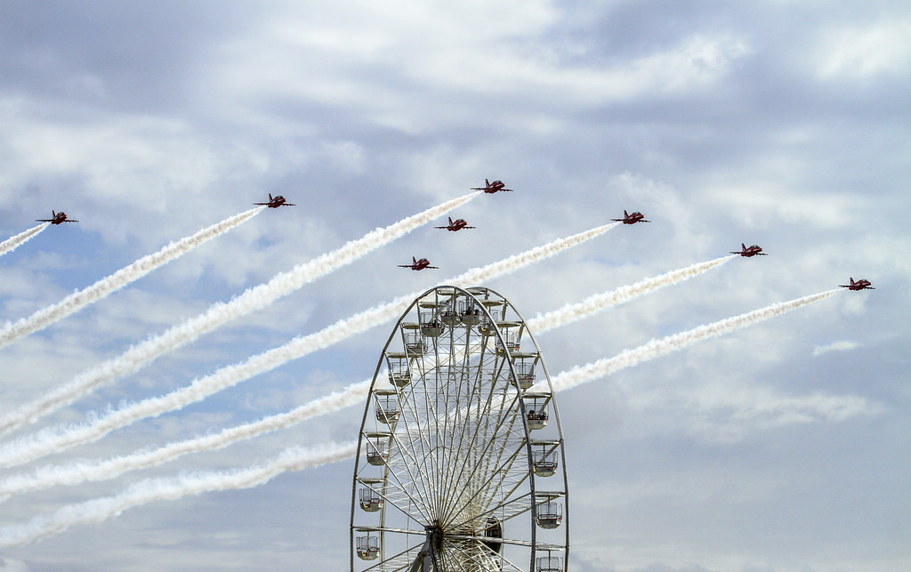 Southport on Airshow Day