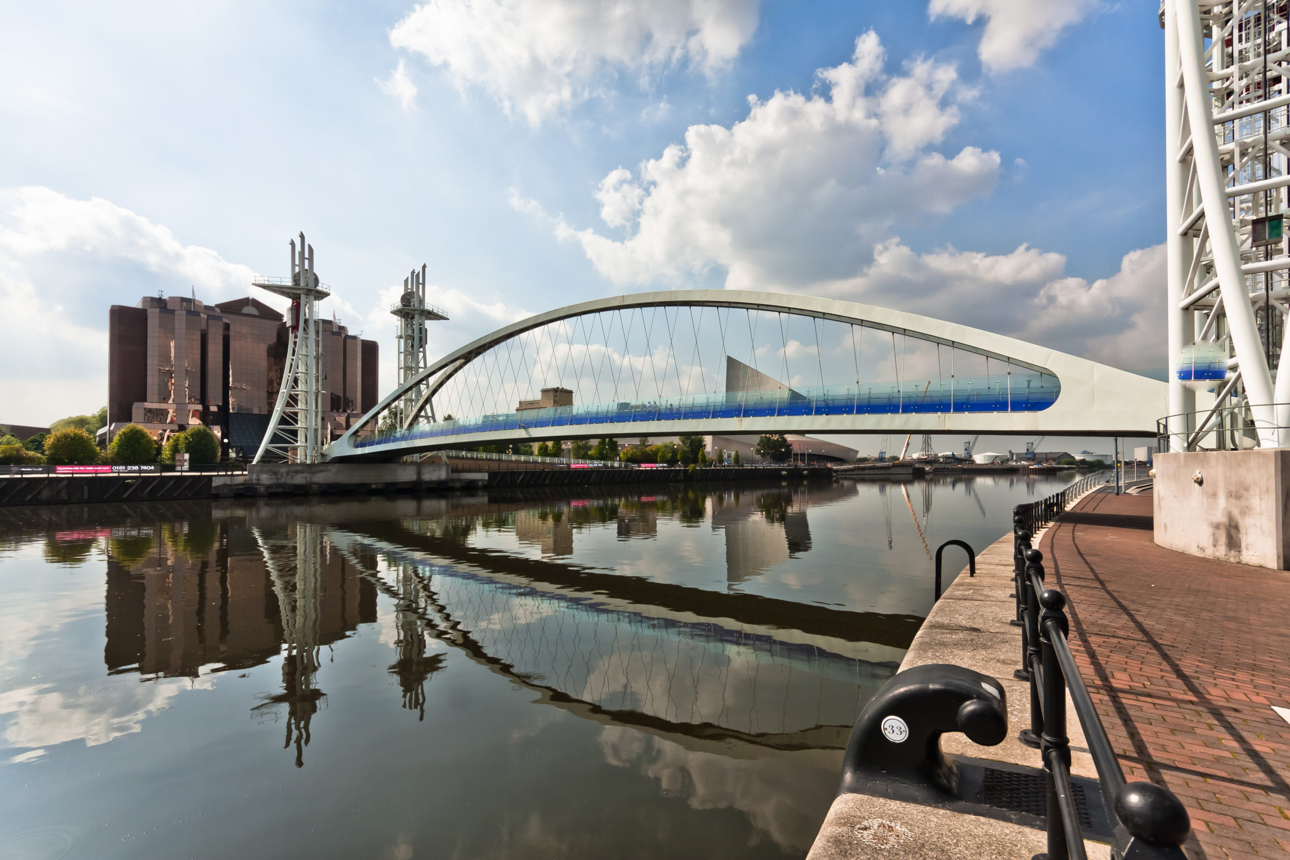 Salford Quays with a river cruise