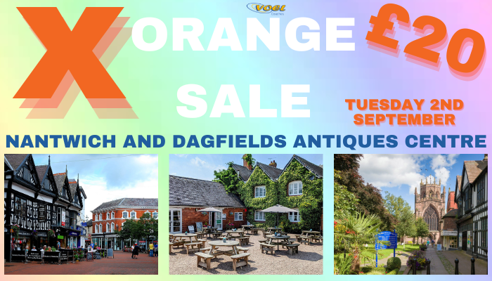 Nantwich and Dagfields ORANGE X SALE