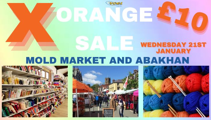 Mold Market and Abakhan ORANGE X SALE