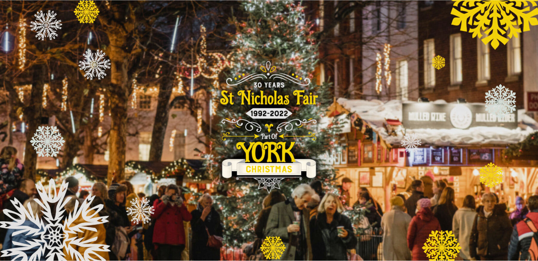 York at Christmas time