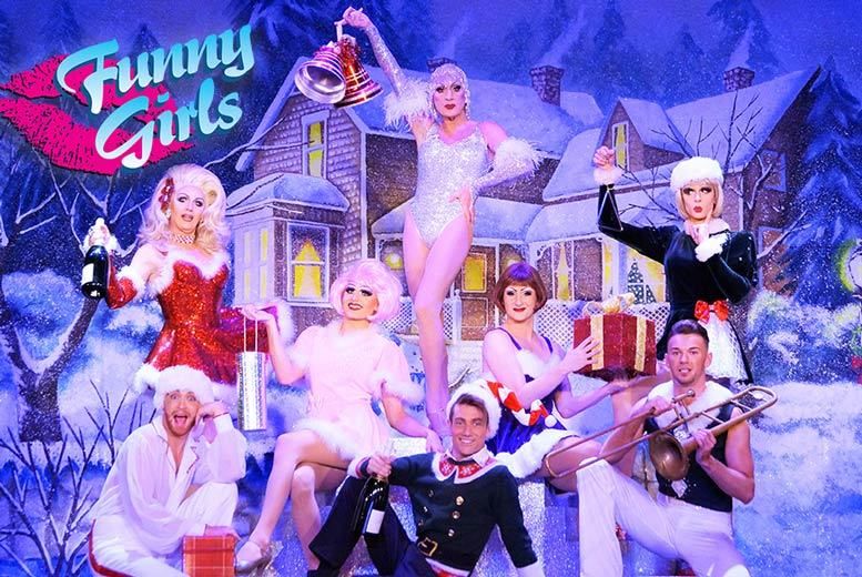 Funny Girls Christmas Show  Party Night in Blackpool