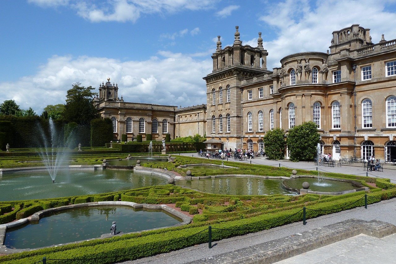 Blenheim Palace at Christmas, Oxfordshire